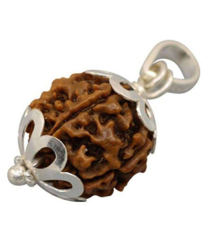 Shivoham 7 Mukhi Rudraksha Silver Cap Pendant 7 Face Rudraksha Shivoham 7 Mukhi Rudraksha Silver Cap Pendant 7 Face Rudraksha