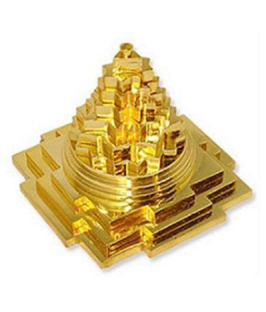 MERU SHRI SHREE YANTRA FOR VASTU CORRECTION & PROSPERITY GOLD PLATED BIG 4 INCH SIZE ENERGIZE MERU SHRI SHREE YANTRA FOR VASTU CORRECTION & PROSPERITY GOLD PLATED BIG 4 INCH SIZE ENERGIZE