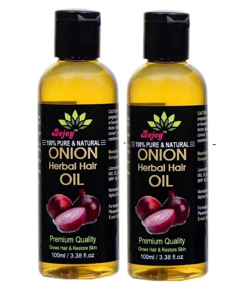     			BEJOY Onion Regrowth Oil For Hair Therapy 200 mL Pack of 2