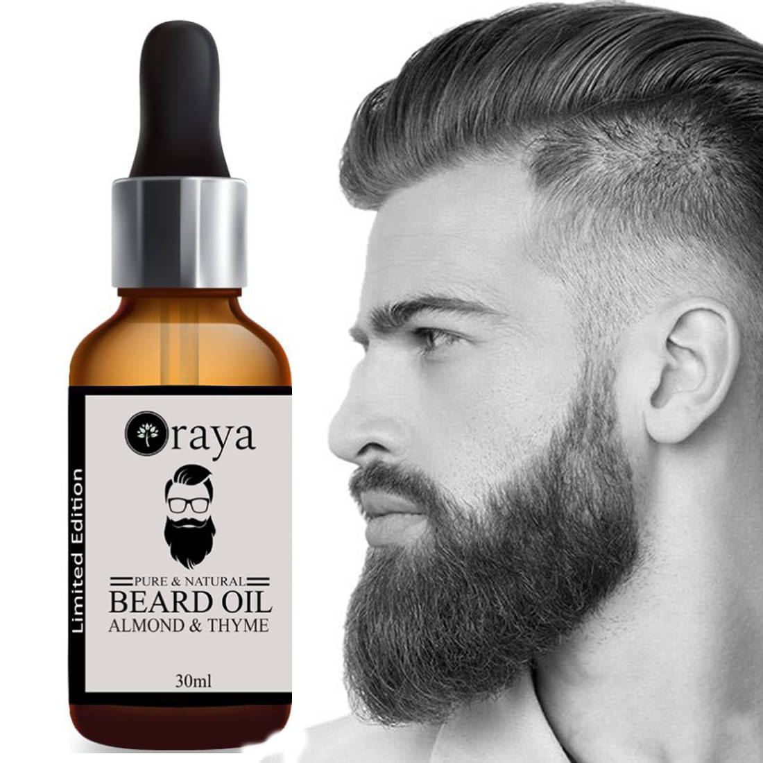 ORAYA Almond Beard Oil For Growth 30 ml ORAYA Almond Beard Oil For Growth 30 ml