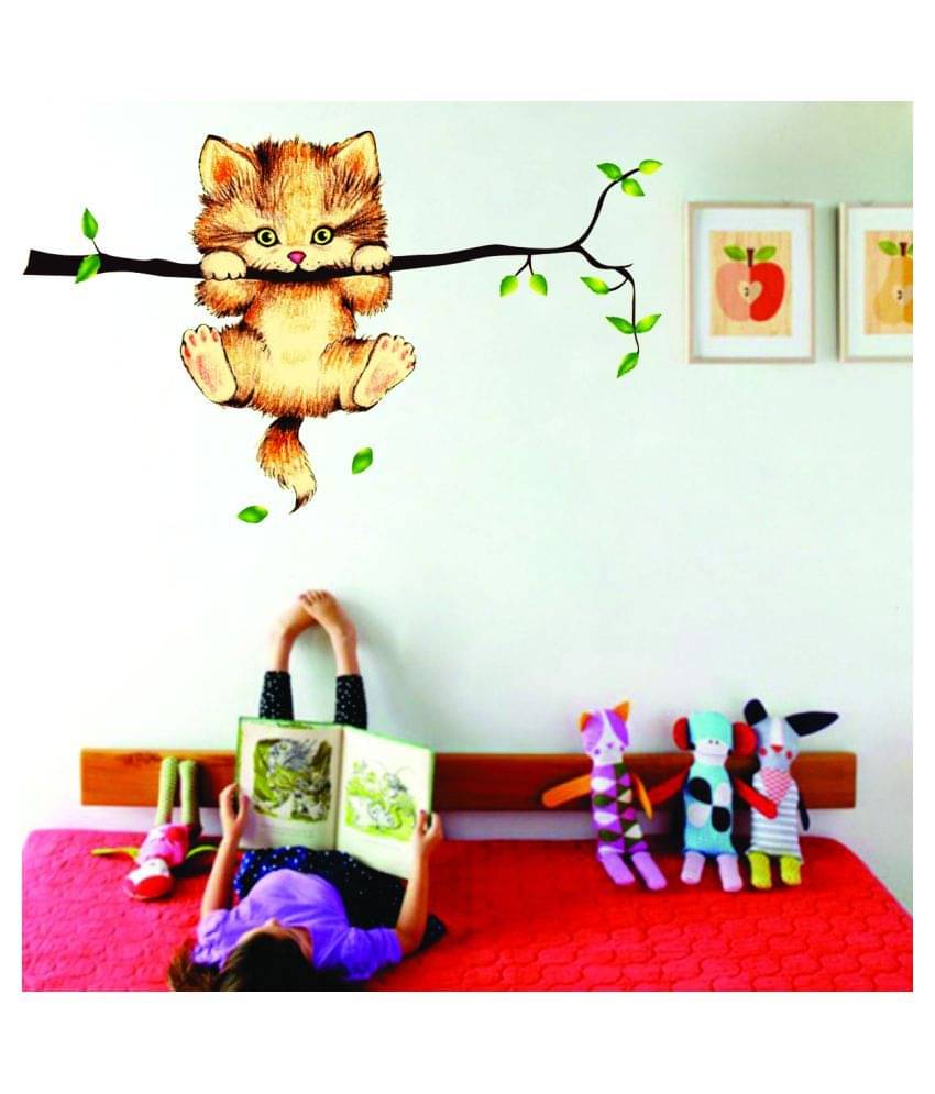     			Decor Villa CUTE CAT Nature Sticker ( 55 x 91 cms )