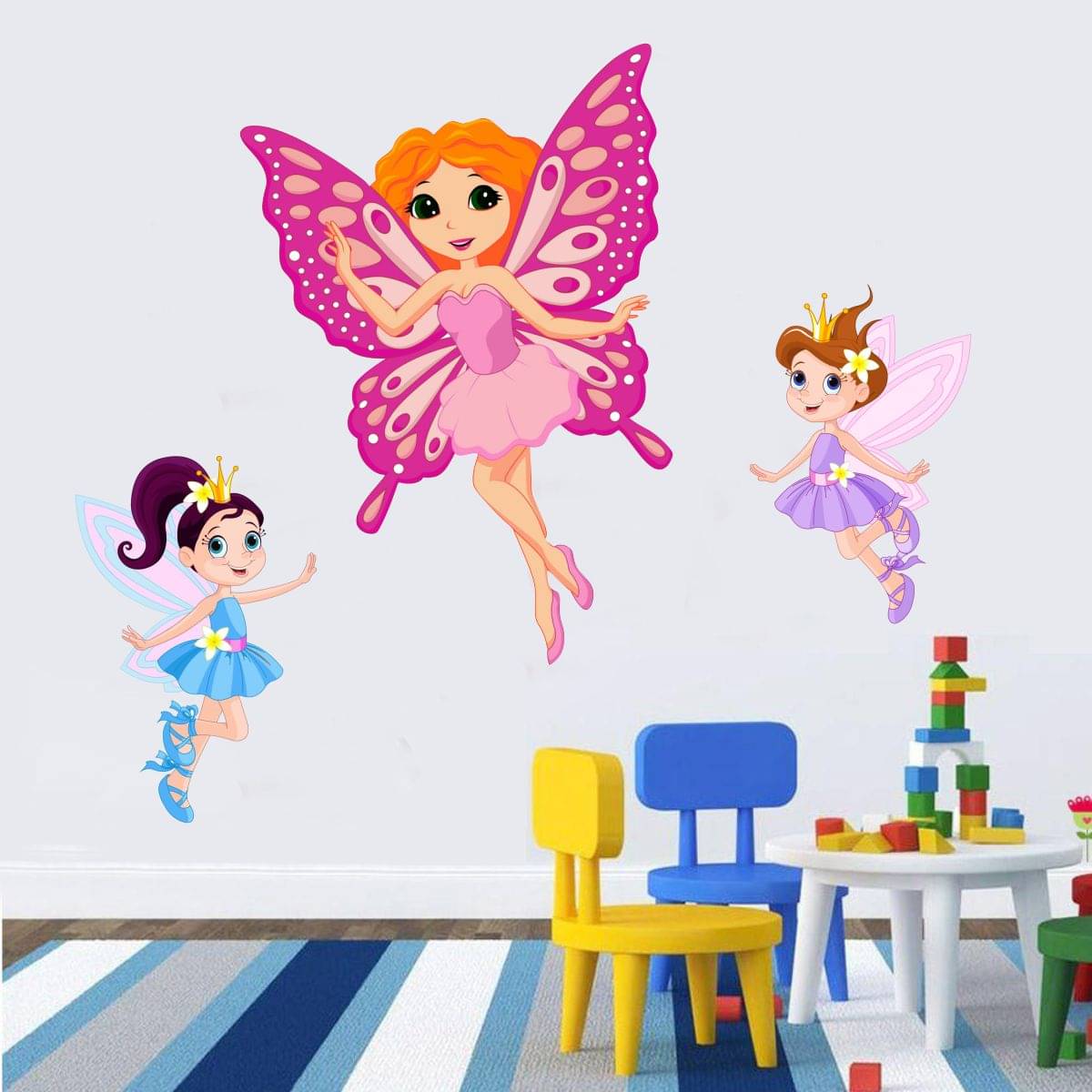     			Decor Villa Fairy Nature Sticker ( 78 x 91 cms )