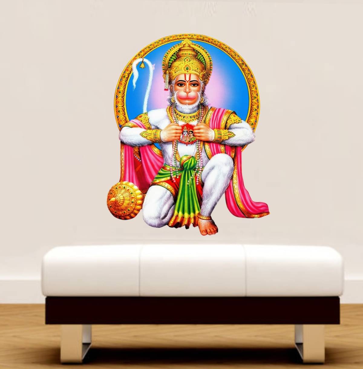 Decor Villa HANUMANJI Religious & Inspirational Sticker ( 45 x 58 cms ) Decor Villa HANUMANJI Religious & Inspirational Sticker ( 45 x 58 cms )