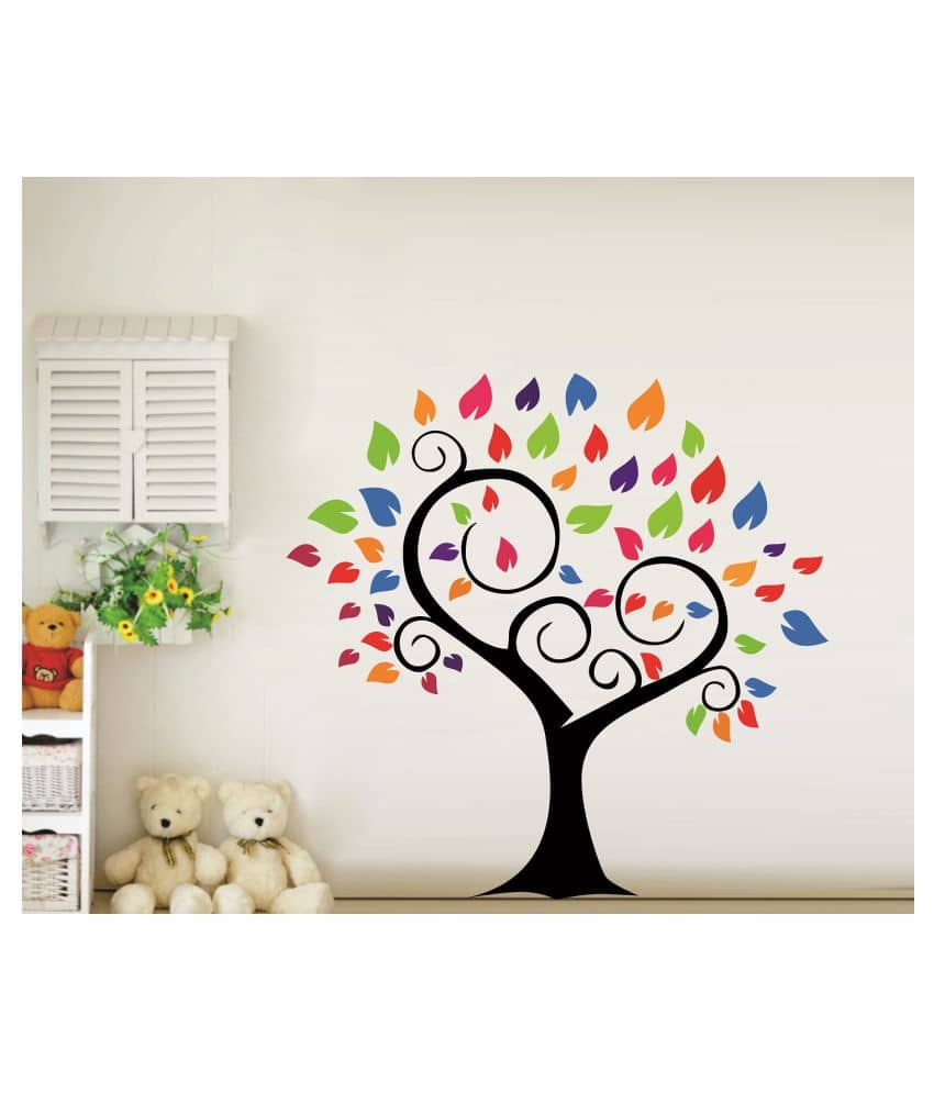Decor Villa TREE Nature Sticker ( 60 x 58 cms )