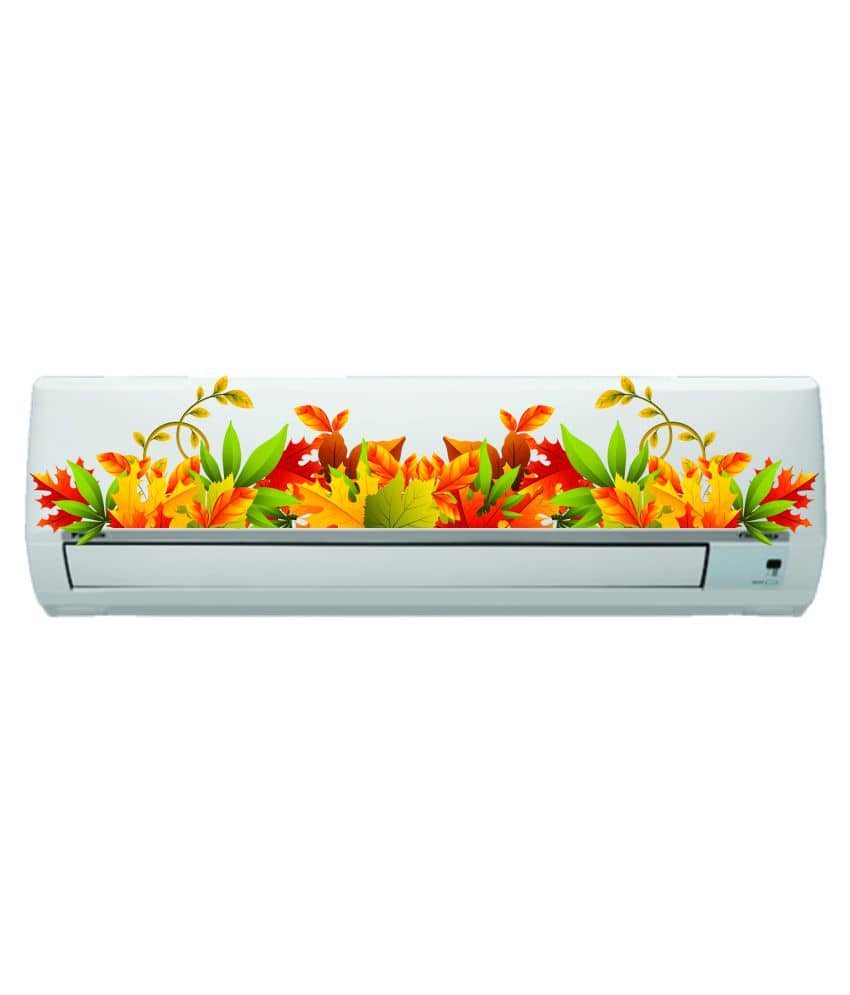 Decor Villa Yellow vintage flower Floral Sticker ( 17 x 91 cms )