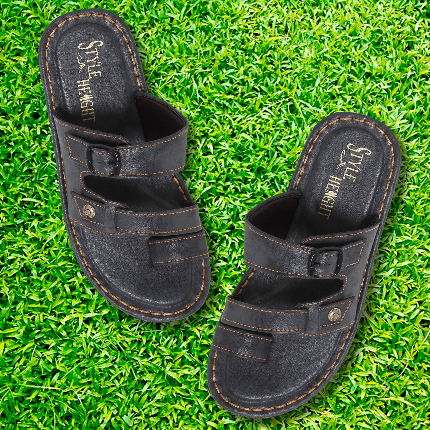     			Style Height Black Thong Flip Flop