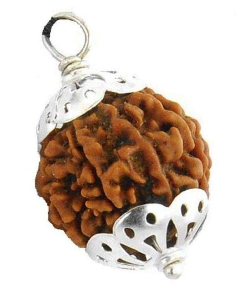     			4 Mukhi Nepa.li Rudraksha Silver Cap 4 Face Rudraksha