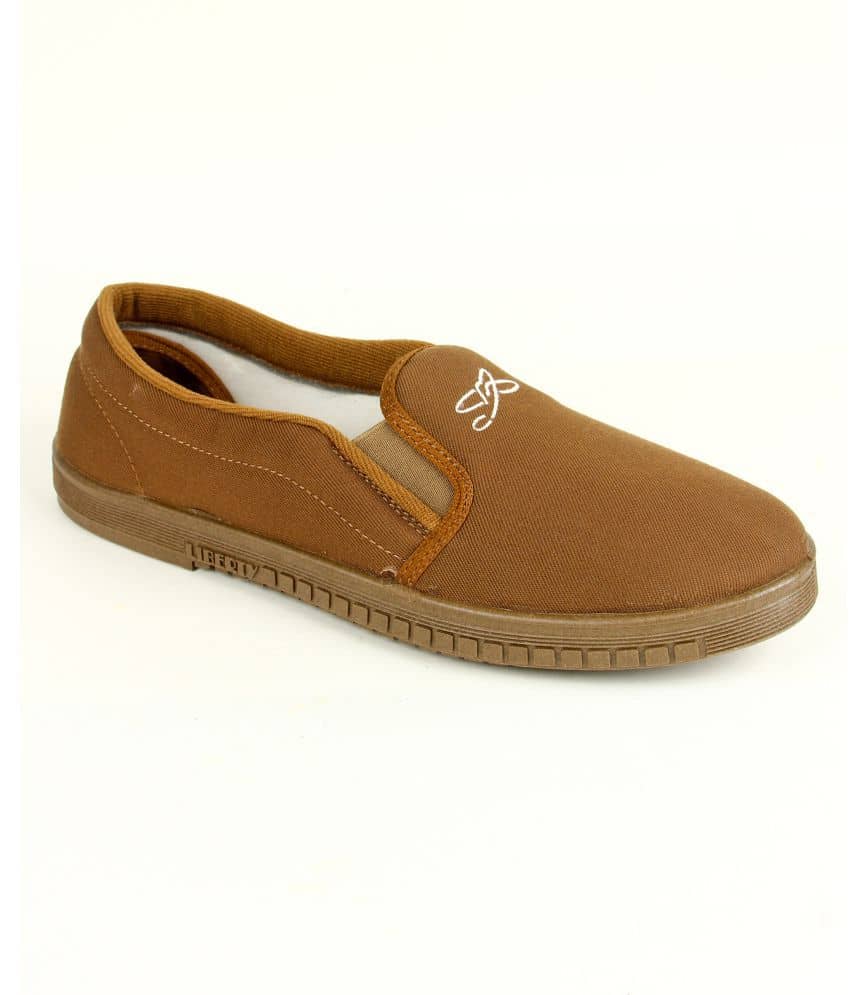 Liberty Beige Men's Slip-on Shoes - Casual Shoes | Buy online on ZillyBuy