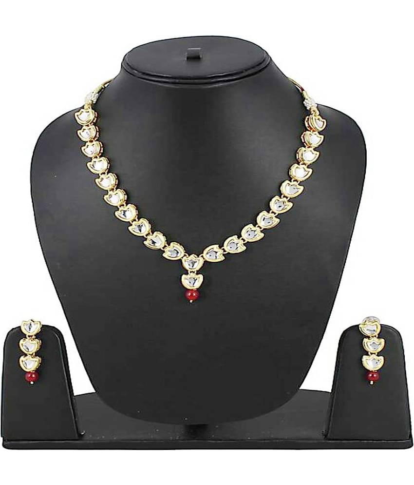 gilher Copper Golden Contemporary Contemporary/Fashion Gold Plated Necklaces Set