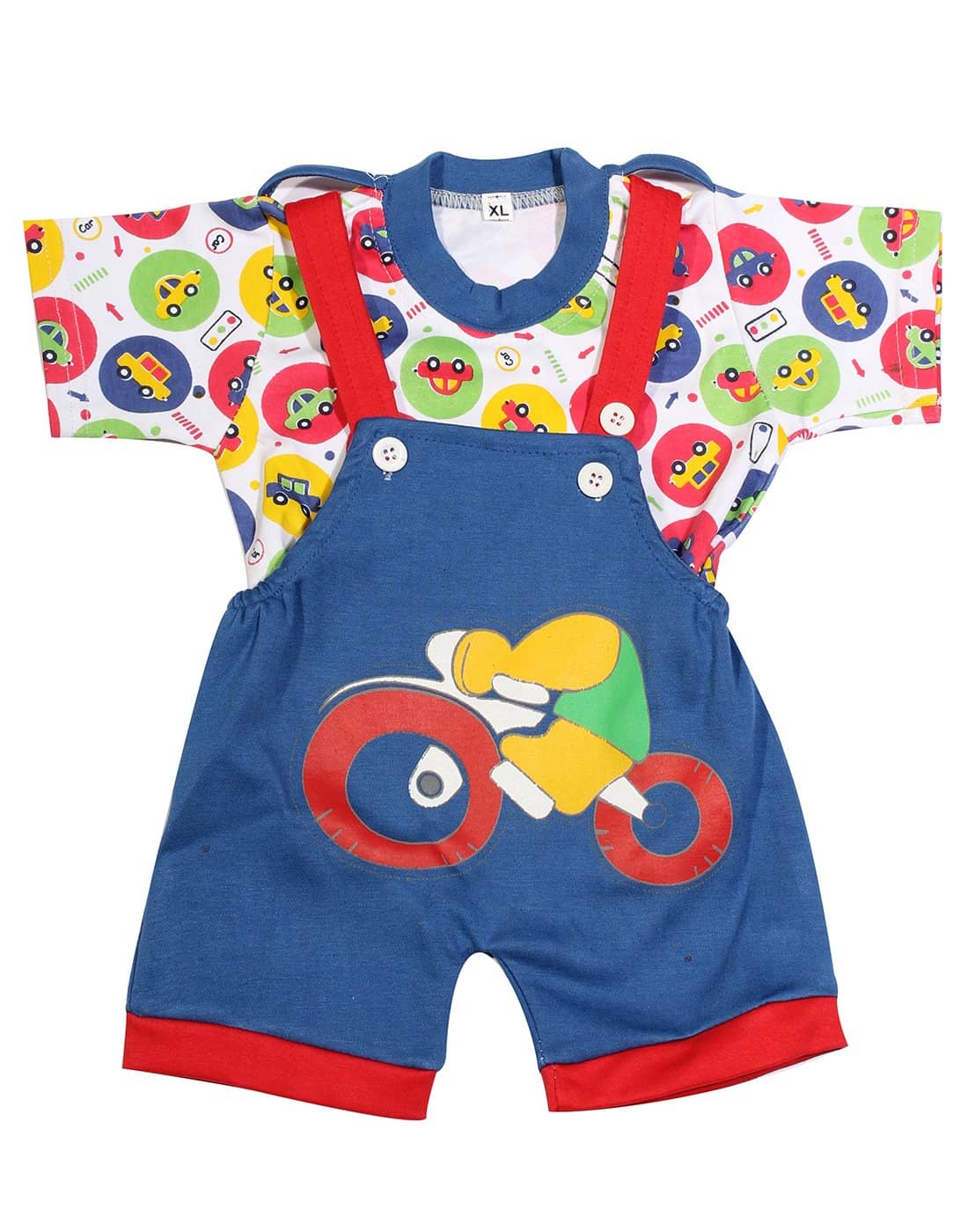 Babeezworld Baby Girls 100% Cotton ( Multicolor )