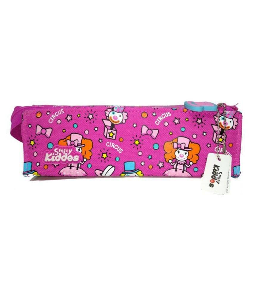     			Smily Kiddos | Smily Tray Pencil Case (Pink) | Kids Pencil Case | School Pencil Case | Pencil Case for Kids | Kids Pencil pouch | Boys & Girls Pencil Case | Pink Color Pencil  Case | Girls Pencil pouch