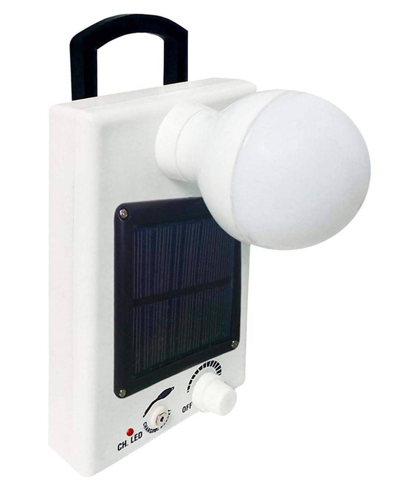 Himack 12W emergency light with Solar Panel and Electric Charging Pack of 1(Charger not Included), Home light Himack 12W emergency light with Solar Panel and Electric Charging Pack of 1(Charger not Included), Home light