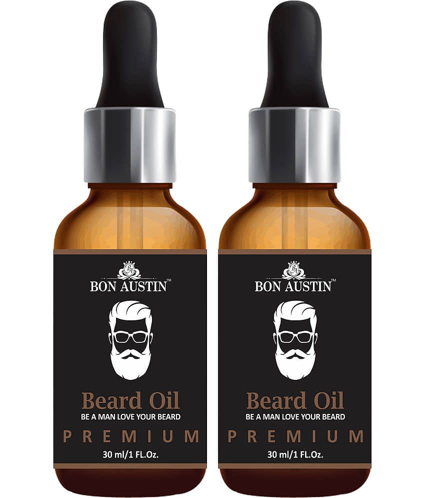 Bon Austin - 60mL Growth Increasing Beard Oil (Pack of 2) - Beard Care and Tools | Buy online on ZillyBuy