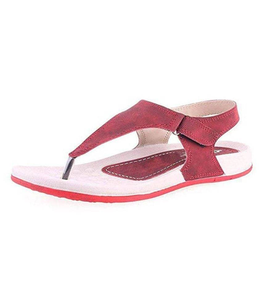     			Shoe Lab Red Flats