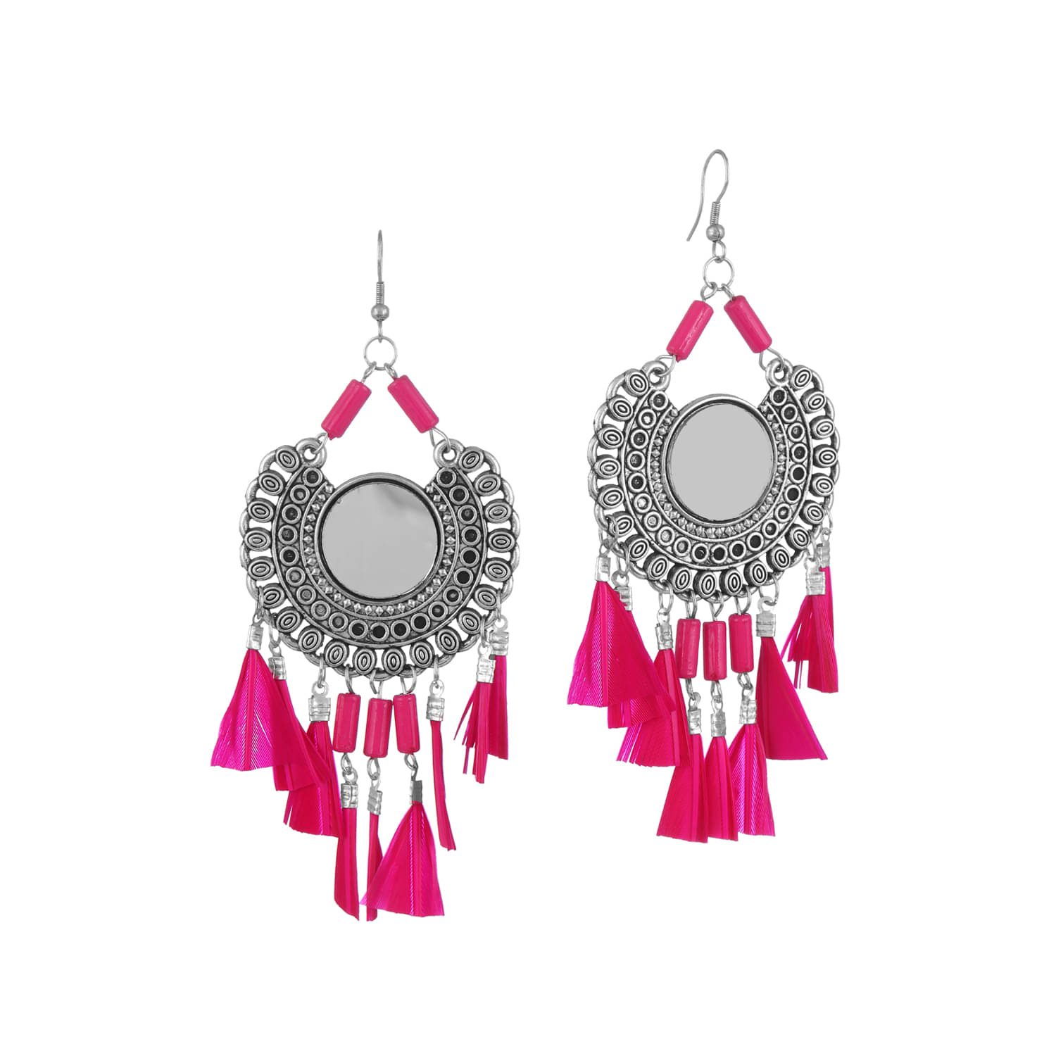     			Darshini Designs daily wear pink colour earrings for women and girl.