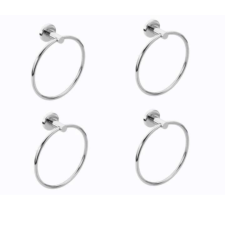     			Deeplax TOWEL RING NAPKIN HOLDER MOL SET OF 4 Stainless Steel Towel Ring
