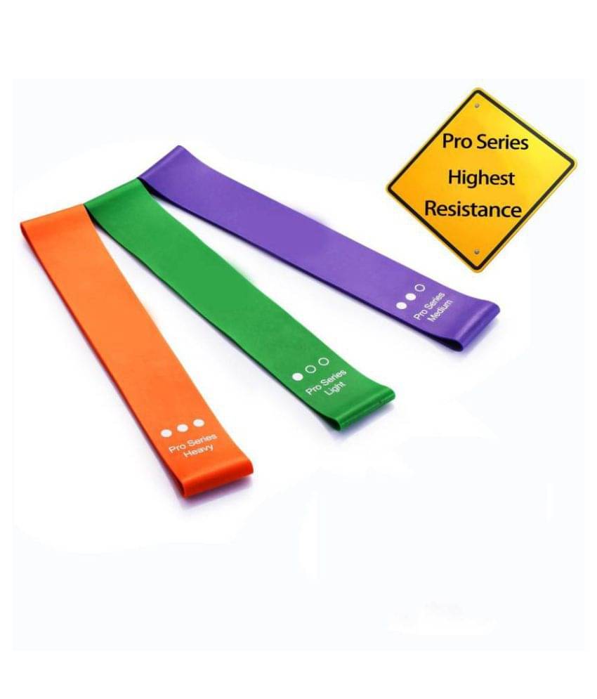 Leosportz Set of 3 Resistance Close Loops Bands for Fitness Exercise Fitness Band (Red, Green, Blue, Pack of 3) Leosportz Set of 3 Resistance Close Loops Bands for Fitness Exercise Fitness Band (Red, Green, Blue, Pack of 3)