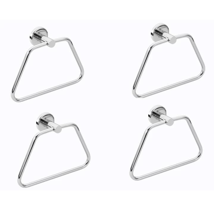     			Deeplax TOWEL RING NAPKIN HOLDER WOXX SET OF 4 Stainless Steel Towel Ring