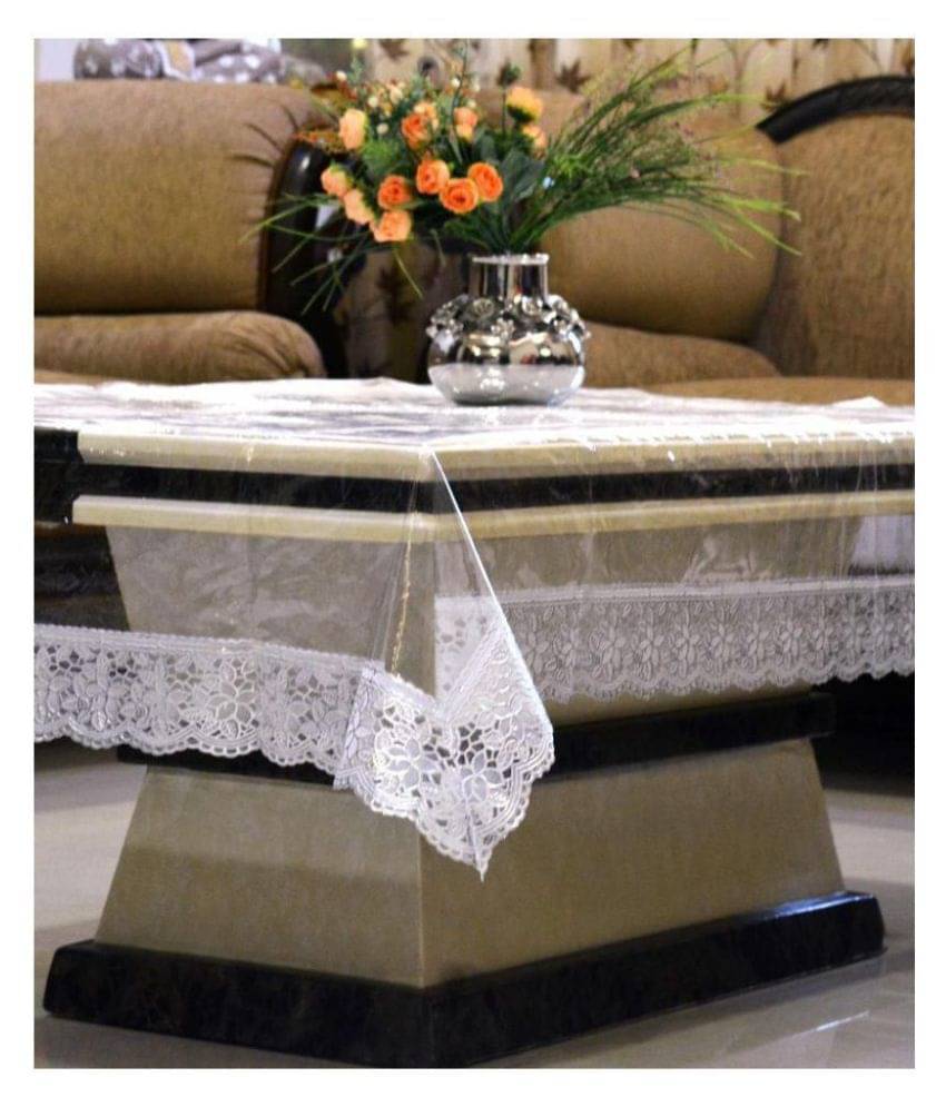 Transparent PVC Single Centre Table Cover 152 cm x 101 cm Transparent PVC Single Centre Table Cover 152 cm x 101 cm