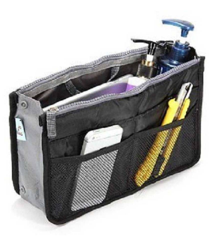     			Mavel Black Fabric Handheld