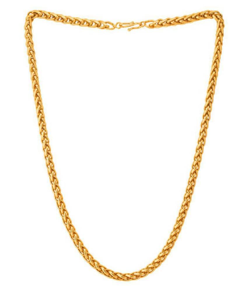 shankhraj mall Gold Plated Chain ( Set of 1 )