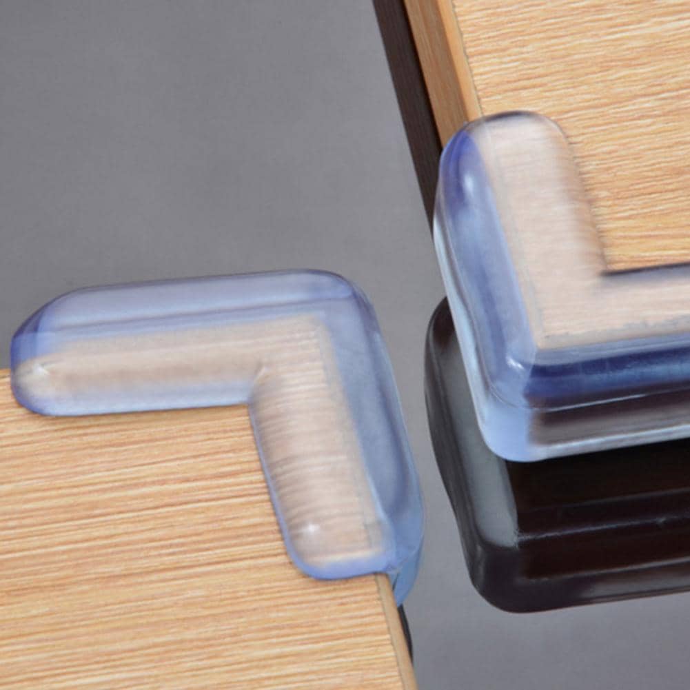 4pcs Kids Baby Safety Transparent Protector Cover Table Corner Guards