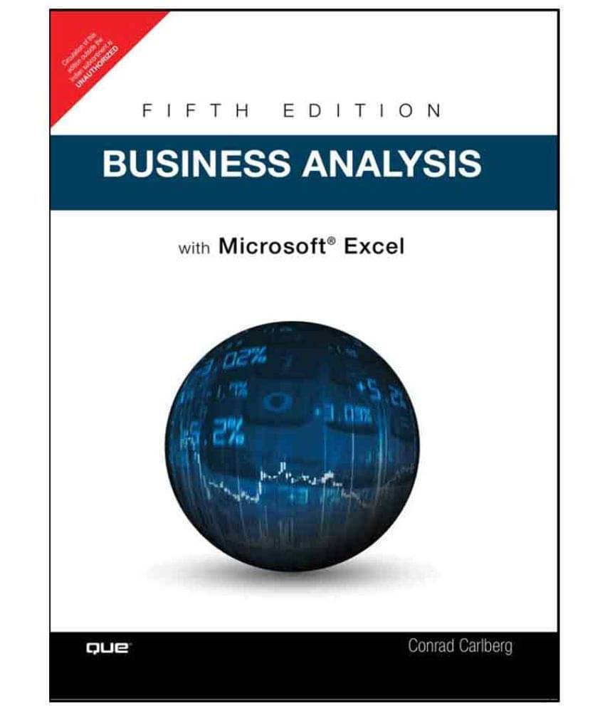 Business Analysis with Microsoft Excel | Fifth Edition | By Pearson Business Analysis with Microsoft Excel | Fifth Edition | By Pearson