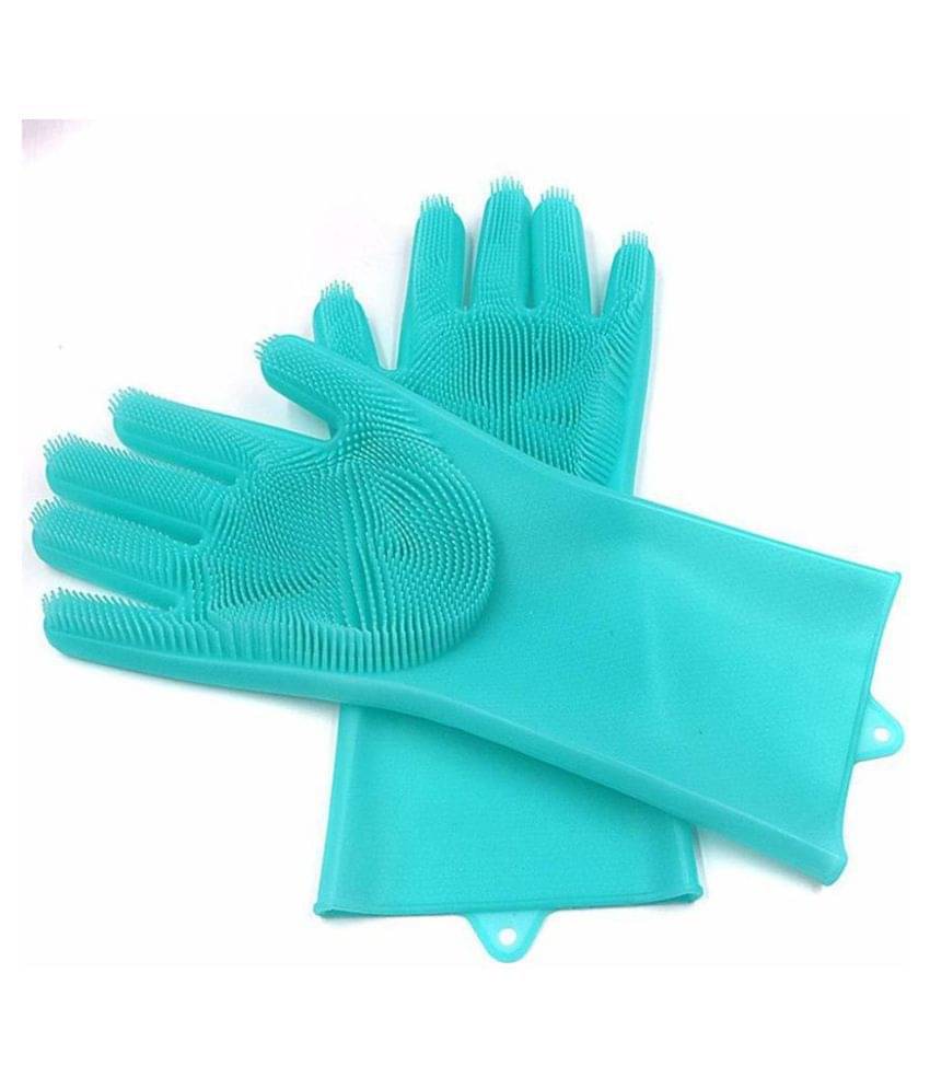     			Kamview Rubber Standard Size Cleaning Glove 1 Pair Gloves