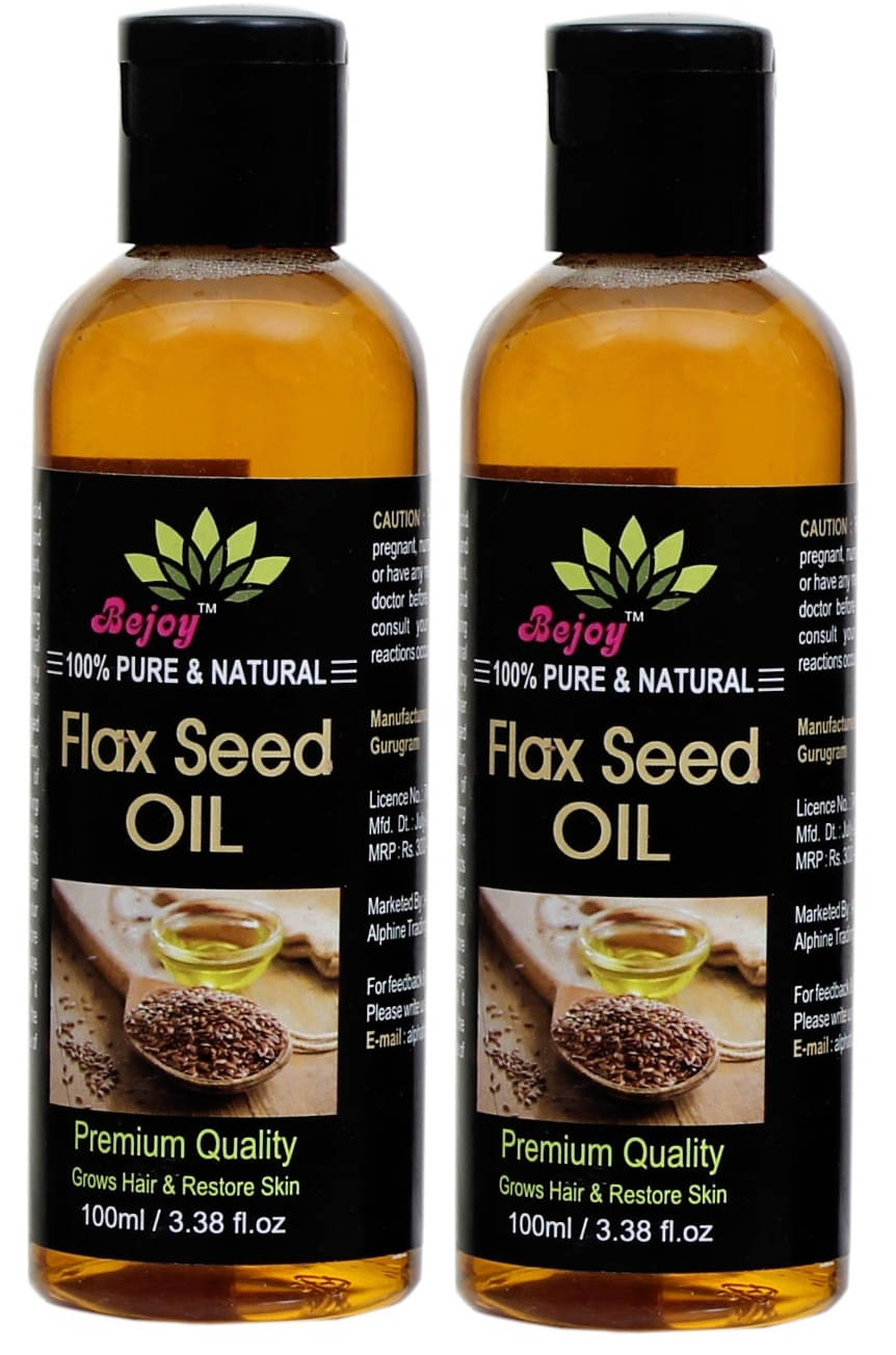     			BEJOY 100% Pure And Natural Flaxseed  Hair Oil 200 mL