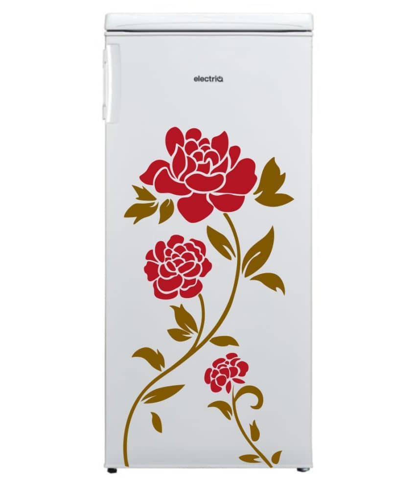Decor Villa FLOWER Floral Sticker ( 27 x 58 cms )