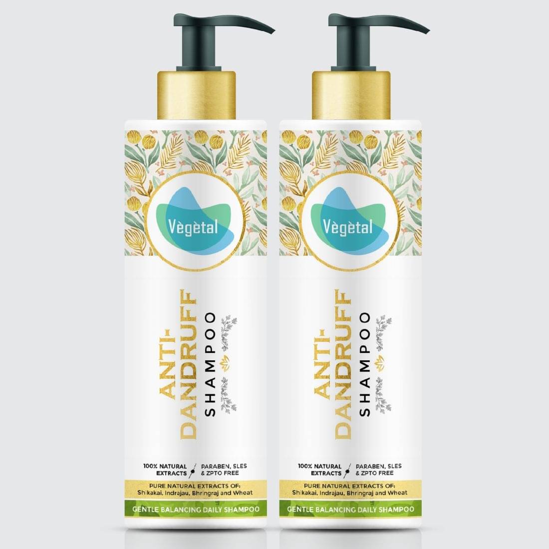     			Vegetal Anti-Dandruff Shampoo 200 gms (Pack of 2)
