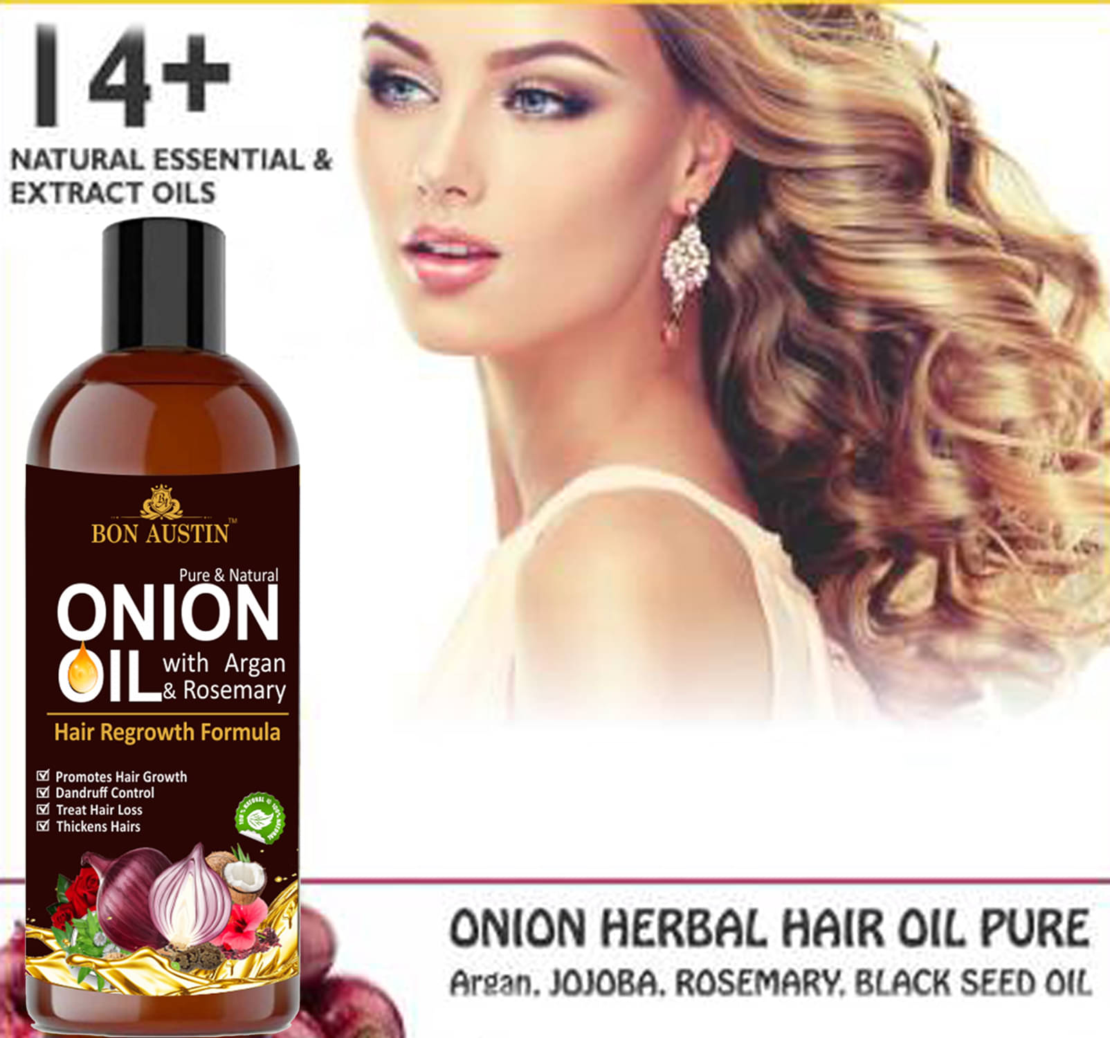     			Bon Austin - Hair Growth Argan Oil 100 ml ( Pack of 1 )
