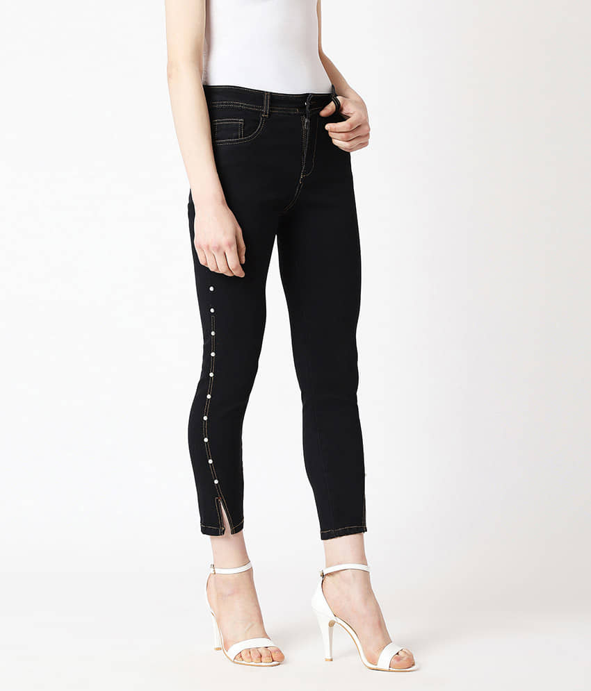 Miss Chase Denim Jeans - Black - Jeans | Buy online on ZillyBuy