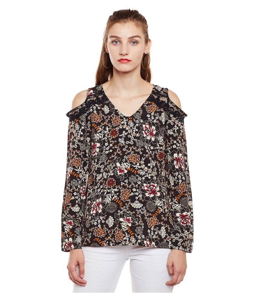 Oxolloxo Women's Polyester Regular Top ( Multicolor ) Oxolloxo Women's Polyester Regular Top ( Multicolor )