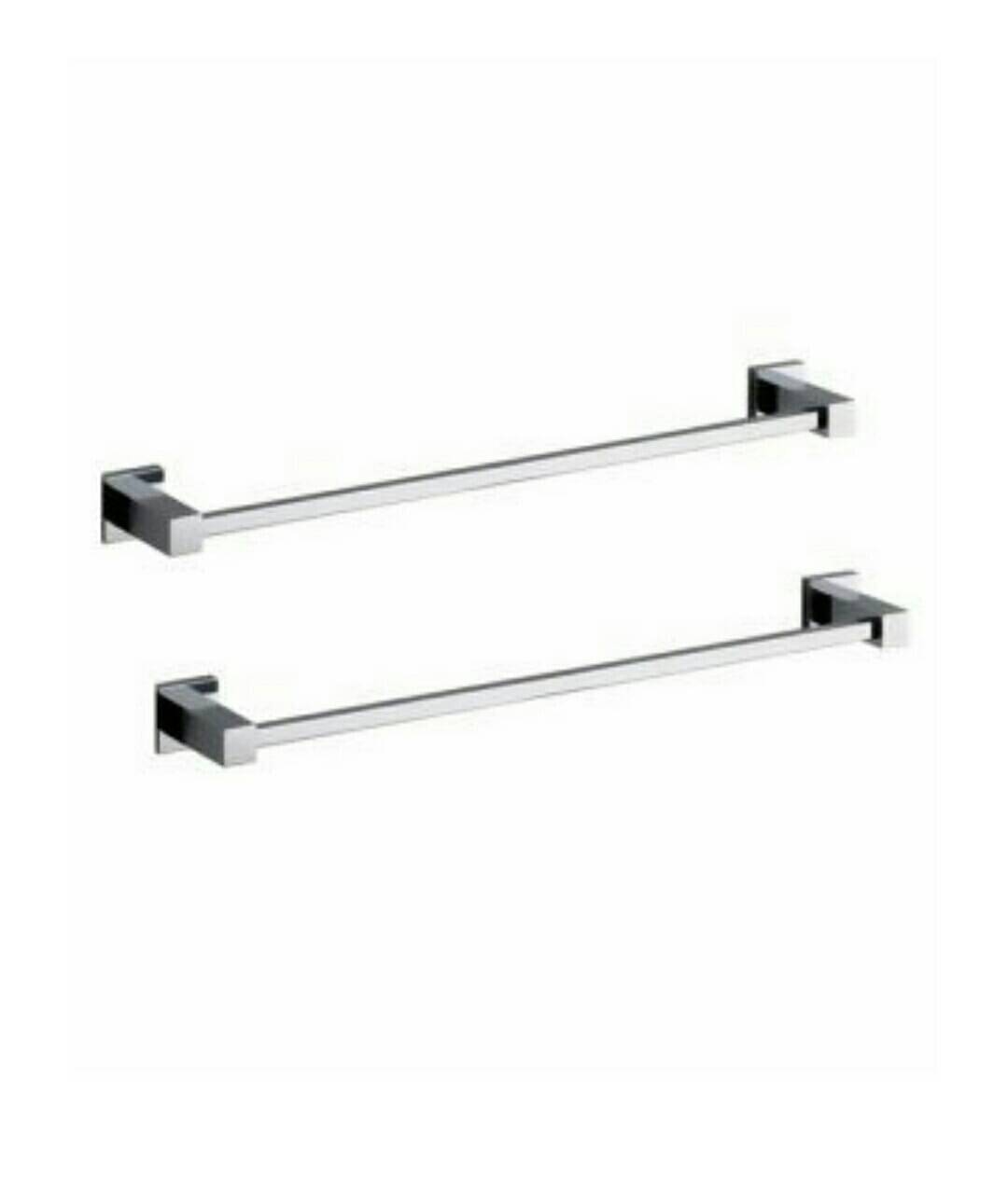     			Deeplax SQUARE WOM 24 INCHES SET OF 2 Stainless Steel Towel Rod