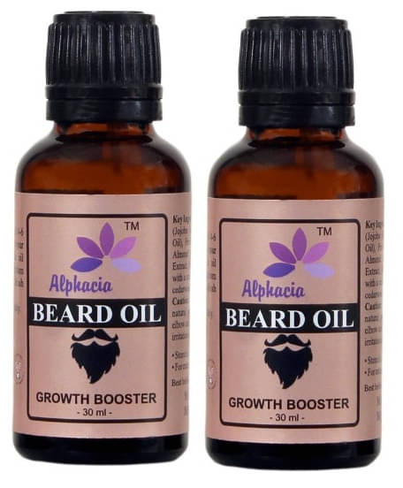 Alphacia Advanced Beard Oil For Growth 60 ml Pack of 2 Alphacia Advanced Beard Oil For Growth 60 ml Pack of 2