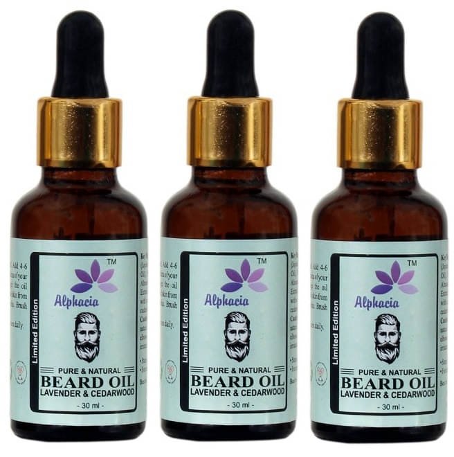 Alphacia ExtraPower Beard Oil For Growth 90 ml Pack of 3 Alphacia ExtraPower Beard Oil For Growth 90 ml Pack of 3