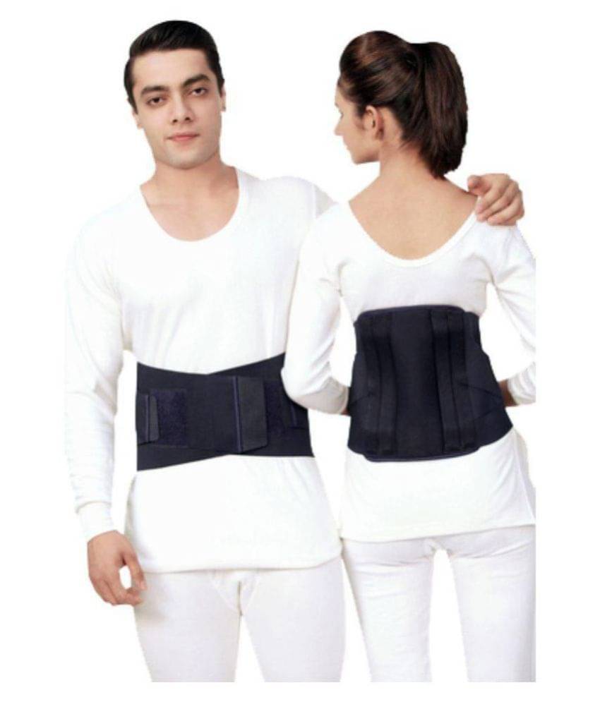Witzion Contoured Lumbar Sacral Back Support Belt Black Abdominal Support M Witzion Contoured Lumbar Sacral Back Support Belt Black Abdominal Support M