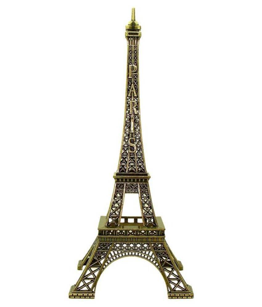     			RAJAT GNRNRL COLLECTION  Antique finish Paris Eiffel Tower metal miniature statue