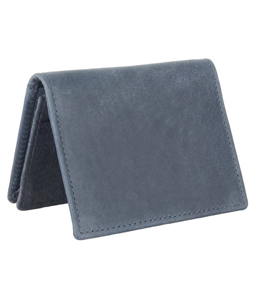     			NUKAICHAU Flap Blue Card Holder