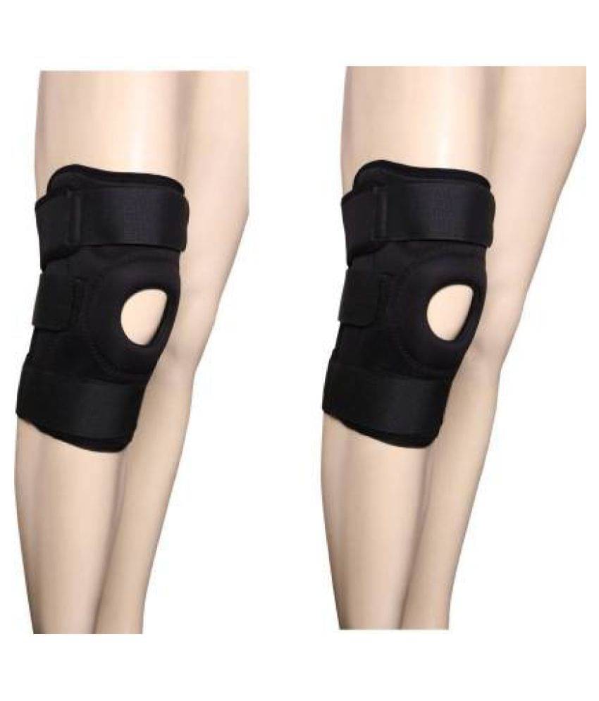     			Leosportz Knee Cap 2 Peaces Neck Support  (Black)