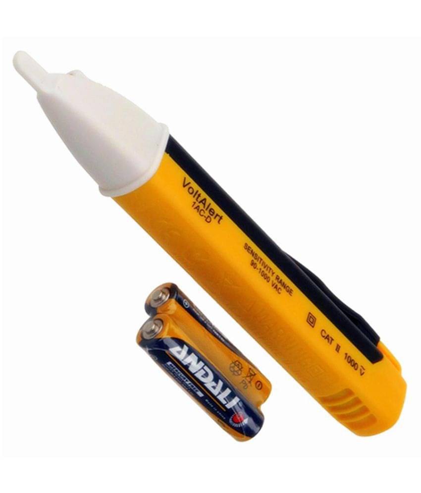     			New Arrival With Buzzer + Led Flash Light VoltAlert 1AC-D 90-1000VAC Voltage Tester Voltage Meter Non Contact Electric Voltage Power Detector Electrical Testing Pen Tester Induction Test Pencil
