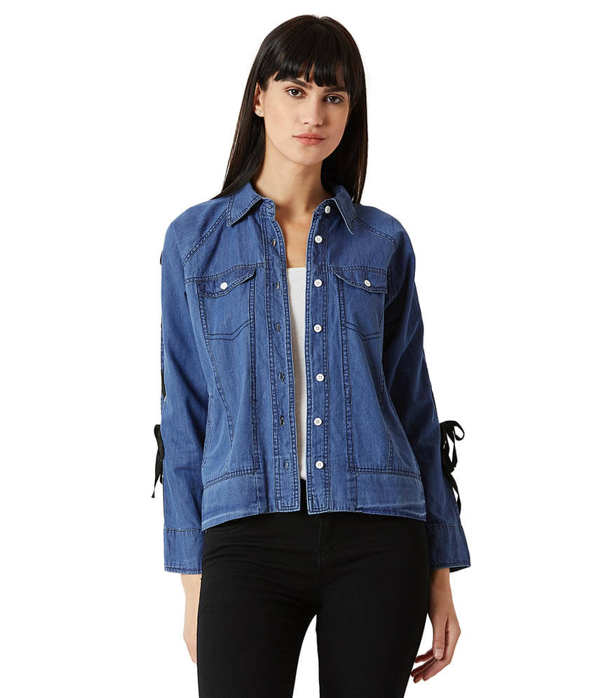     			Miss Chase Denim Blue Jackets