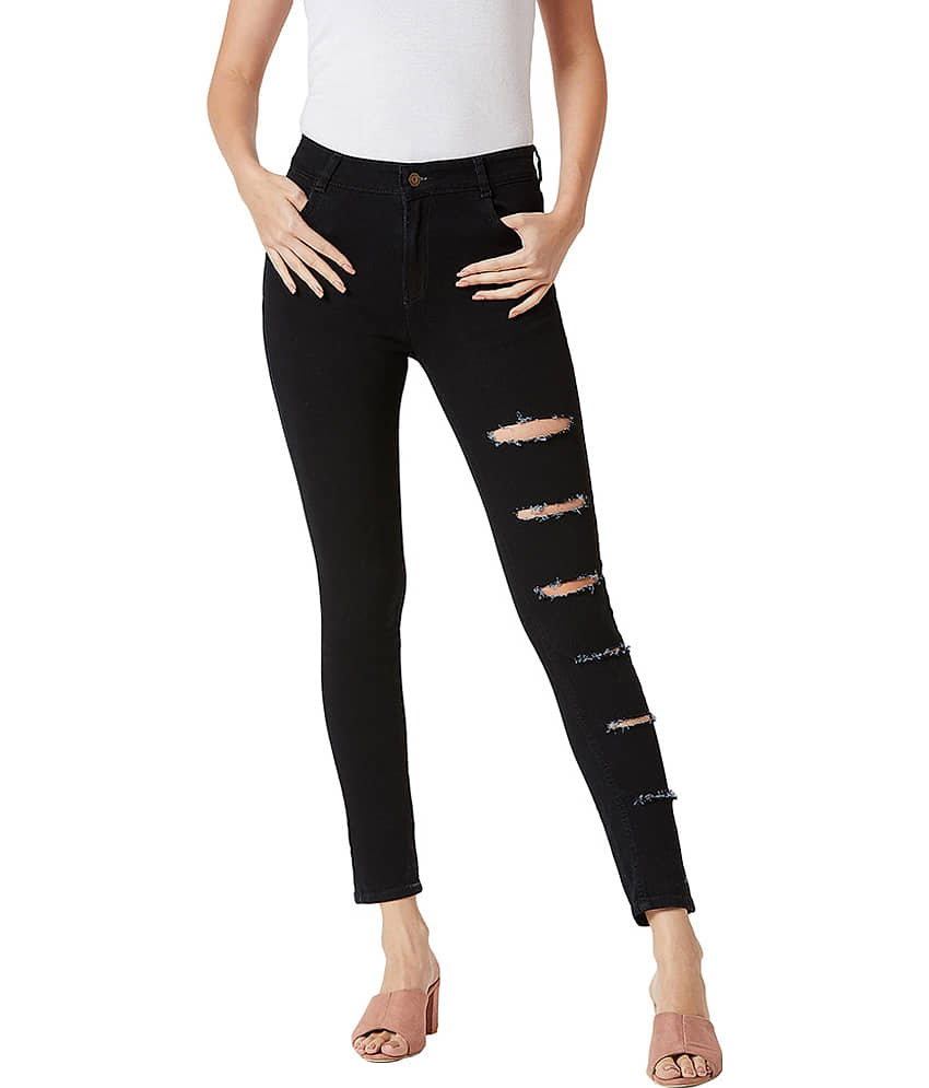 Miss Chase Denim Jeans - Black - Jeans | Buy online on ZillyBuy