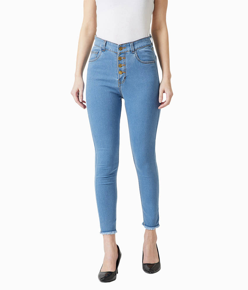 Miss Chase Denim Jeans - Blue - Jeans | Buy online on ZillyBuy