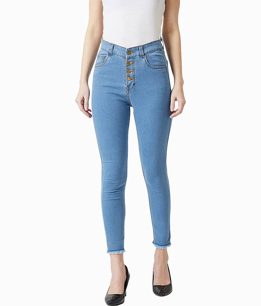 Miss Chase Denim Jeans - Blue - Jeans | Buy online on ZillyBuy