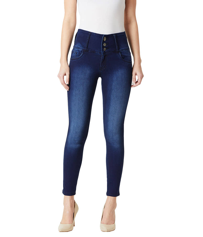 Miss Chase Denim Jeans - Navy - Jeans | Buy online on ZillyBuy