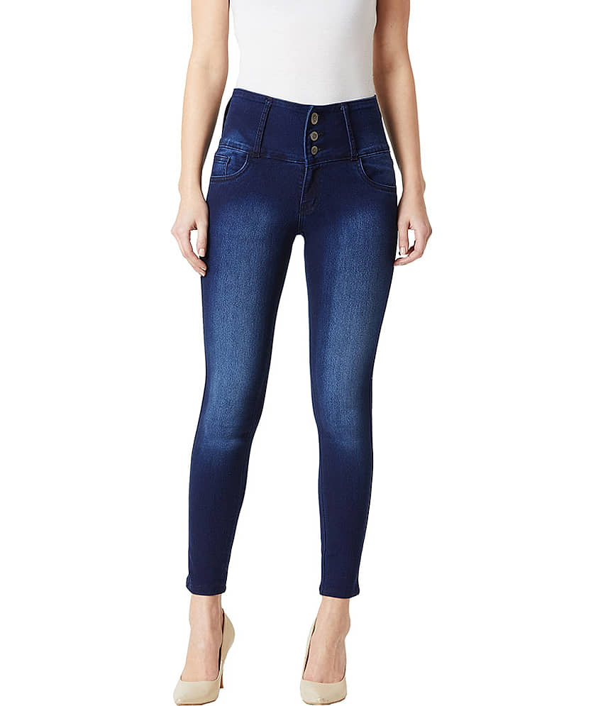 Miss Chase Denim Jeans - Navy - Jeans | Buy online on ZillyBuy