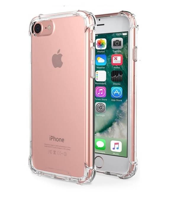     			Apple Iphone 8 Plain Cases BEING STYLISH - Transparent
