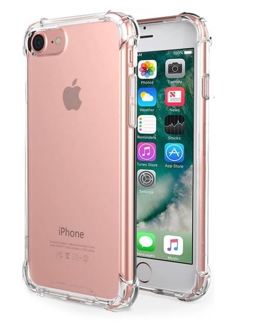     			Apple iPhone 7 Plain Cases BEING STYLISH - Transparent